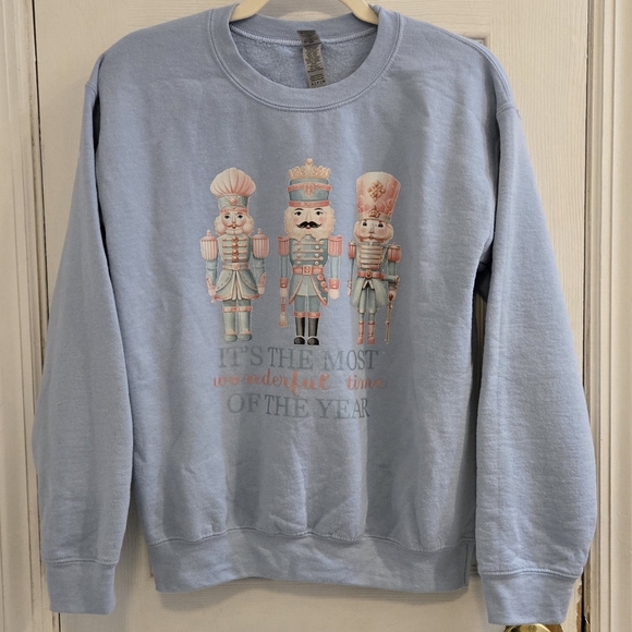 Light Blue Nutcracker Sweatshirt - Picture 7 of 8